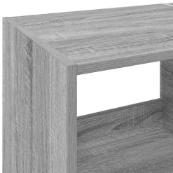 vidaXL Platenspeler Steun Grijs Sonoma 82 x 39,5 x 82,5 cm