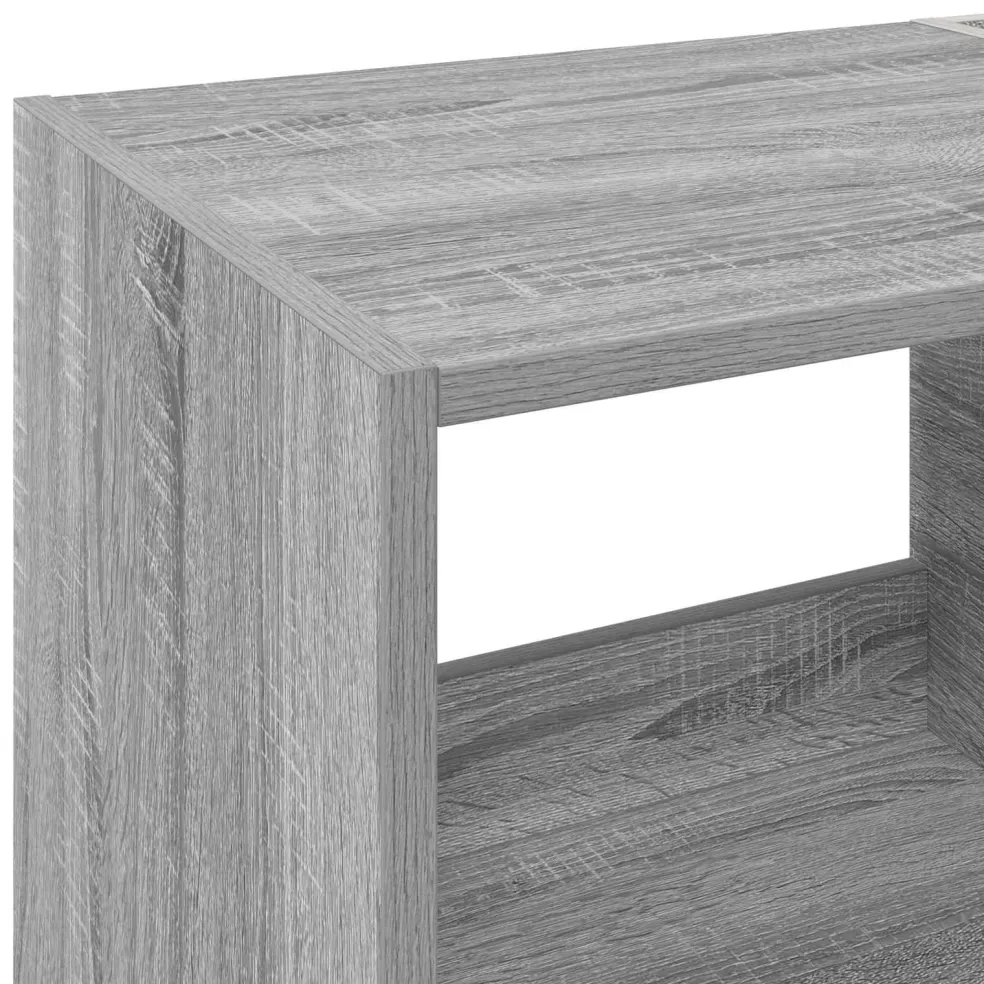vidaXL Platenspeler Steun Grijs Sonoma 82 x 39,5 x 82,5 cm
