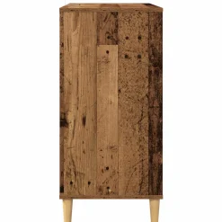 vidaXL Platenspeler Steun Oud hout 71 x 39,5 x 83 cm Bewerkt hout