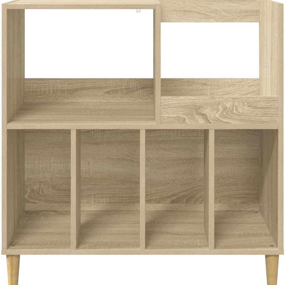 vidaXL Platenspeler Steun Sonoma Eiken 82 x 39,5 x 82,5 cm