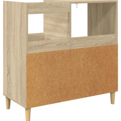 vidaXL Platenspeler Steun Sonoma Eiken 82 x 39,5 x 82,5 cm