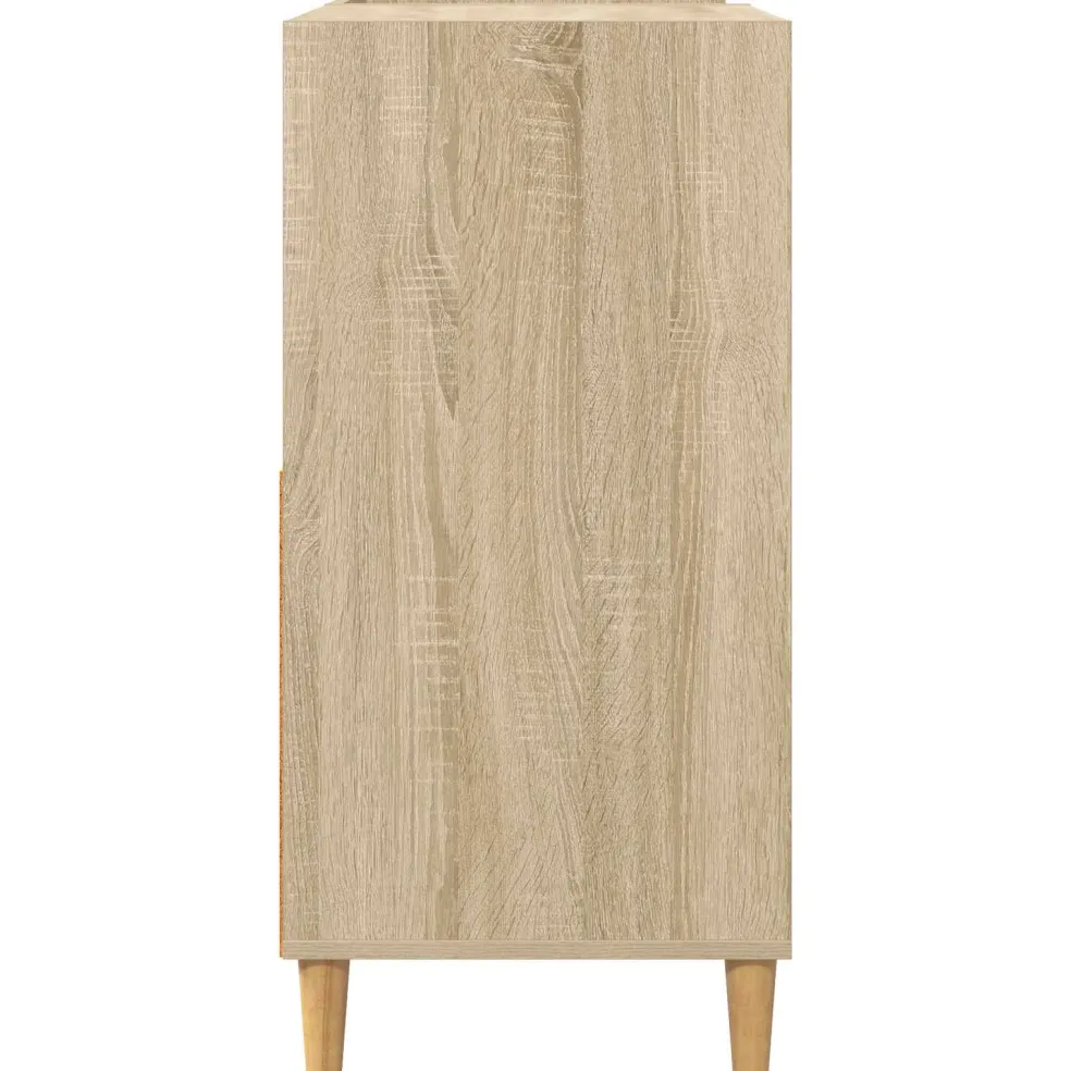 vidaXL Platenspeler Steun Sonoma Eiken 82 x 39,5 x 82,5 cm