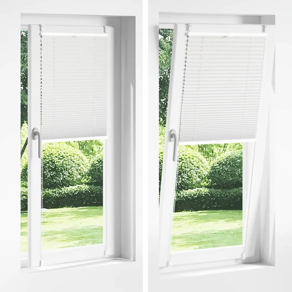 vidaXL Plisséjaloezie 40x100 cm wit