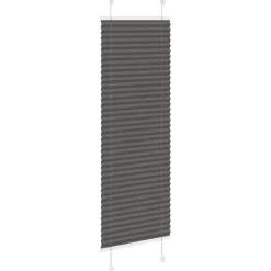 vidaXL Plissé rolgordijn 40x100 cm stofbreedte 39,4 cm polyester zwart