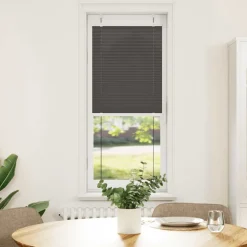 vidaXL Plissé rolgordijn 40x100 cm stofbreedte 39,4 cm polyester zwart