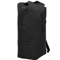 vidaXL Plunjezak legerstijl 85 L zwart