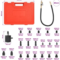 vidaXL Pneumatische injectortrekkerset voor BOSCH, DENSO 21 st