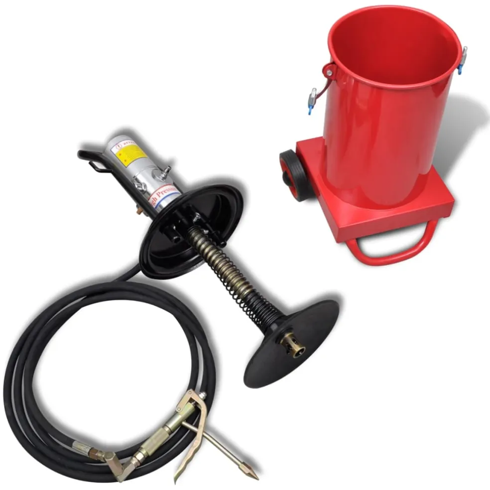 vidaXL Pneumatische vetspuit 12 L