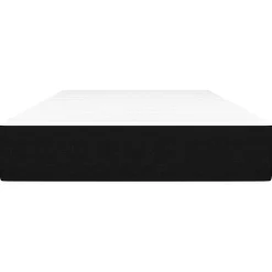 vidaXL Pocketveringmatras medium 80x200x20 cm stof zwart