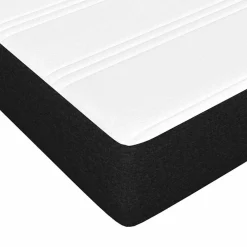 vidaXL Pocketveringmatras medium 80x200x20 cm stof zwart