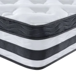 vidaXL Pocketveringmatras middelhard 80x200 cm