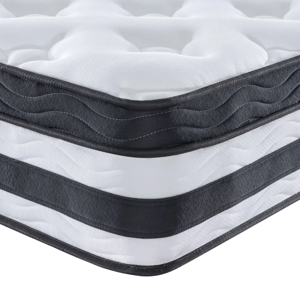 vidaXL Pocketveringmatras middelhard 80x200 cm