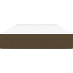 vidaXL Pocketveringmatras medium 80x200x20 cm stof donkerbruin
