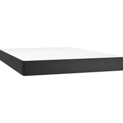 vidaXL Pocketveringmatras medium 80x200x20 cm kunstleer wit