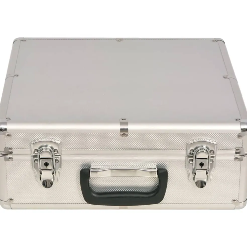 vidaXL Poker/blackjack set met 600 chips aluminium