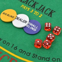 vidaXL Poker/blackjack set met 600 chips aluminium