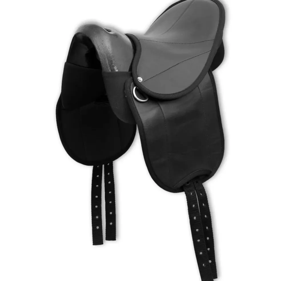 vidaXL Ponyzadel set 10" zwart