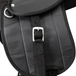 vidaXL Ponyzadel set 10" zwart
