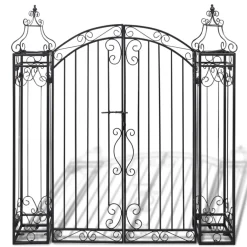vidaXL Poort decoratief 112x20,5x134 cm smeedijzer