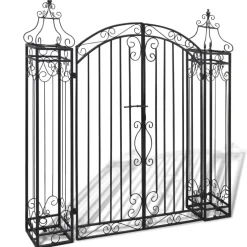vidaXL Poort decoratief 112x20,5x134 cm smeedijzer