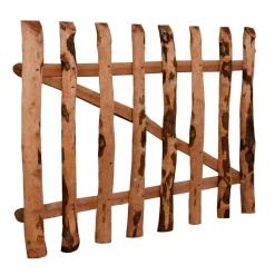 vidaXL Poort enkel 100x60 cm geïmpregneerd hazelaarhout