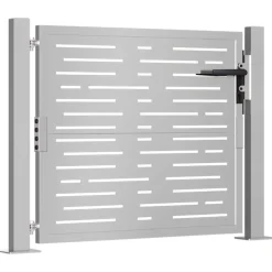 vidaXL Poort vierkant 100x75 cm cortenstaal