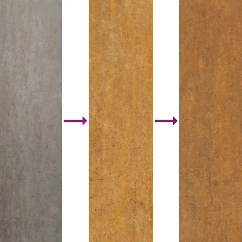 vidaXL Poort 100x75 cm cortenstaal