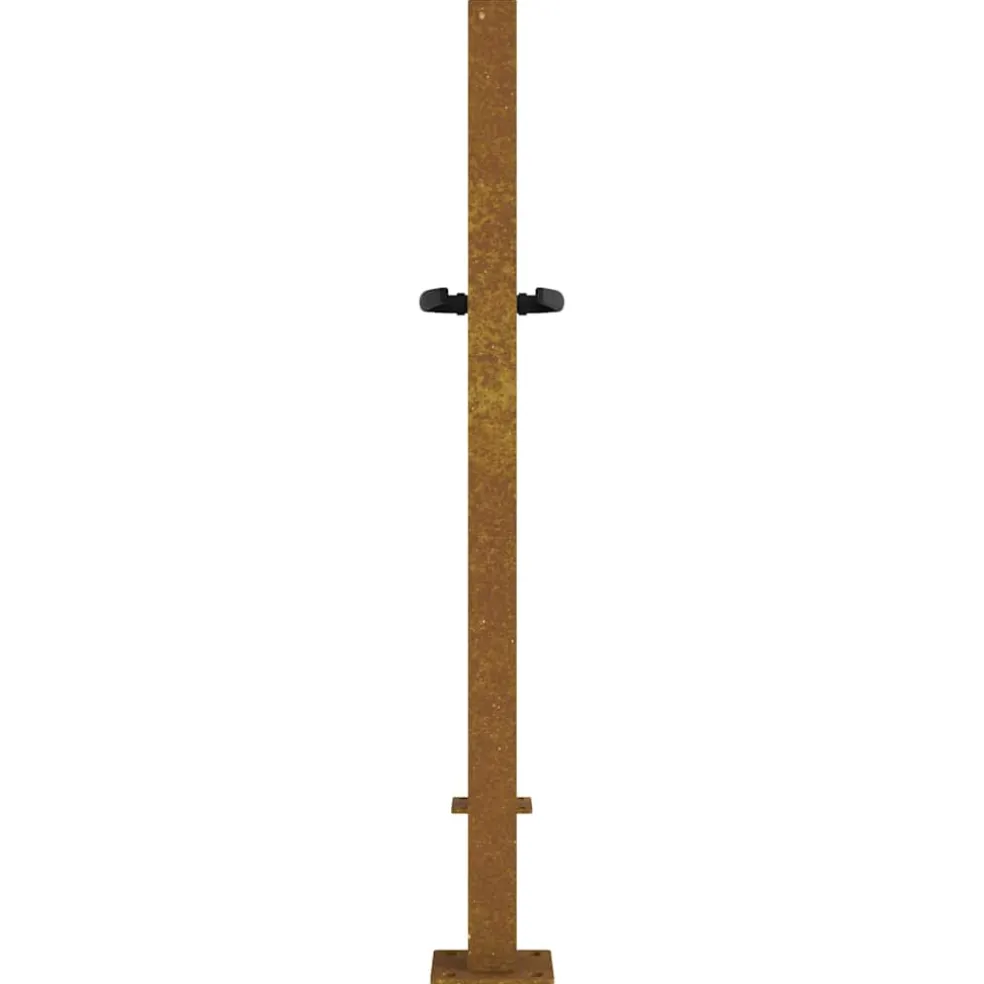 vidaXL Poort 100x75 cm cortenstaal