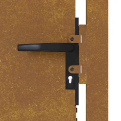 vidaXL Poort 100x75 cm cortenstaal