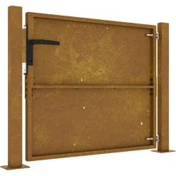 vidaXL Poort 100x75 cm cortenstaal