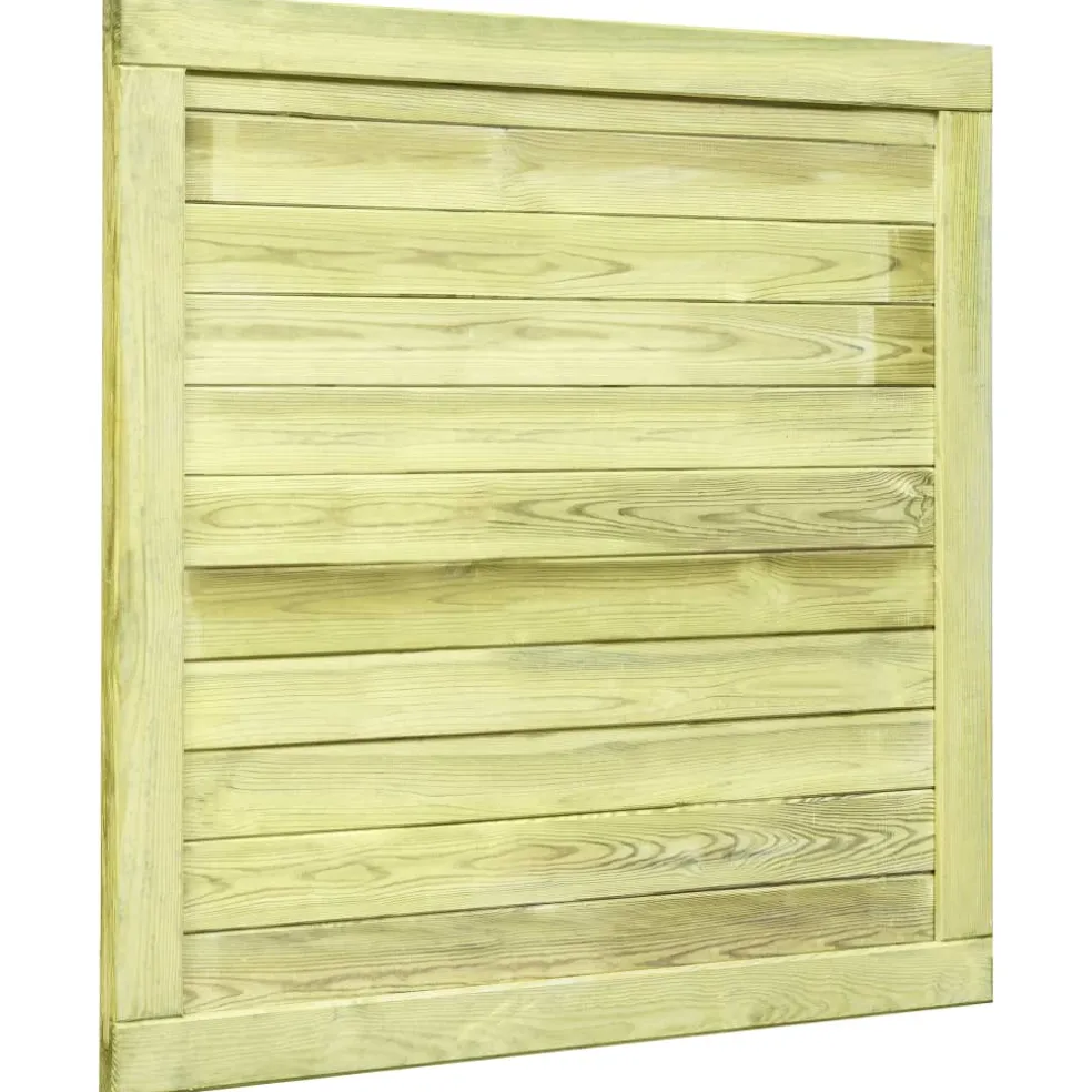 vidaXL Poort 100x100 cm geïmpregneerd grenenhout