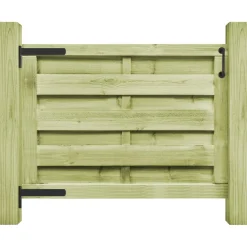 vidaXL Poort 100x75 cm geïmpregneerd grenenhout groen