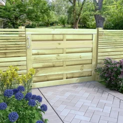 vidaXL Poort 100x75 cm geïmpregneerd grenenhout groen