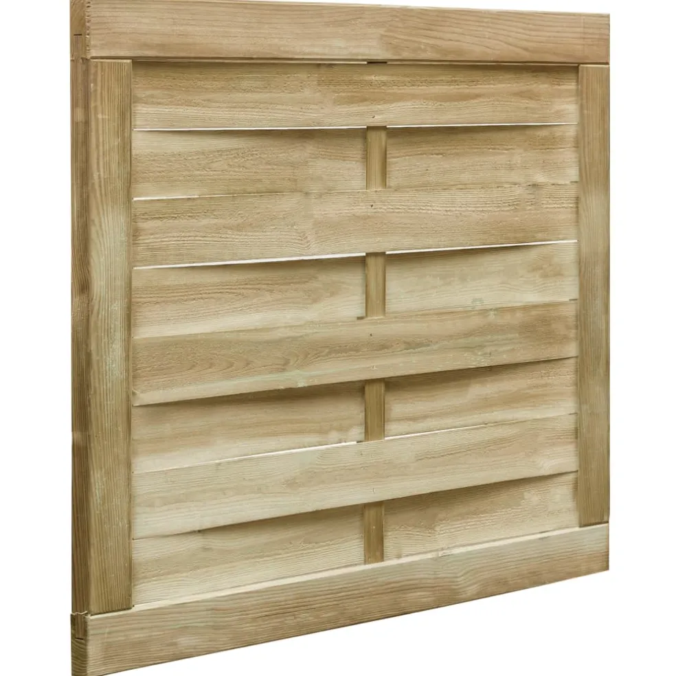 vidaXL Poort 100x75 cm groen geïmpregneerd grenenhout