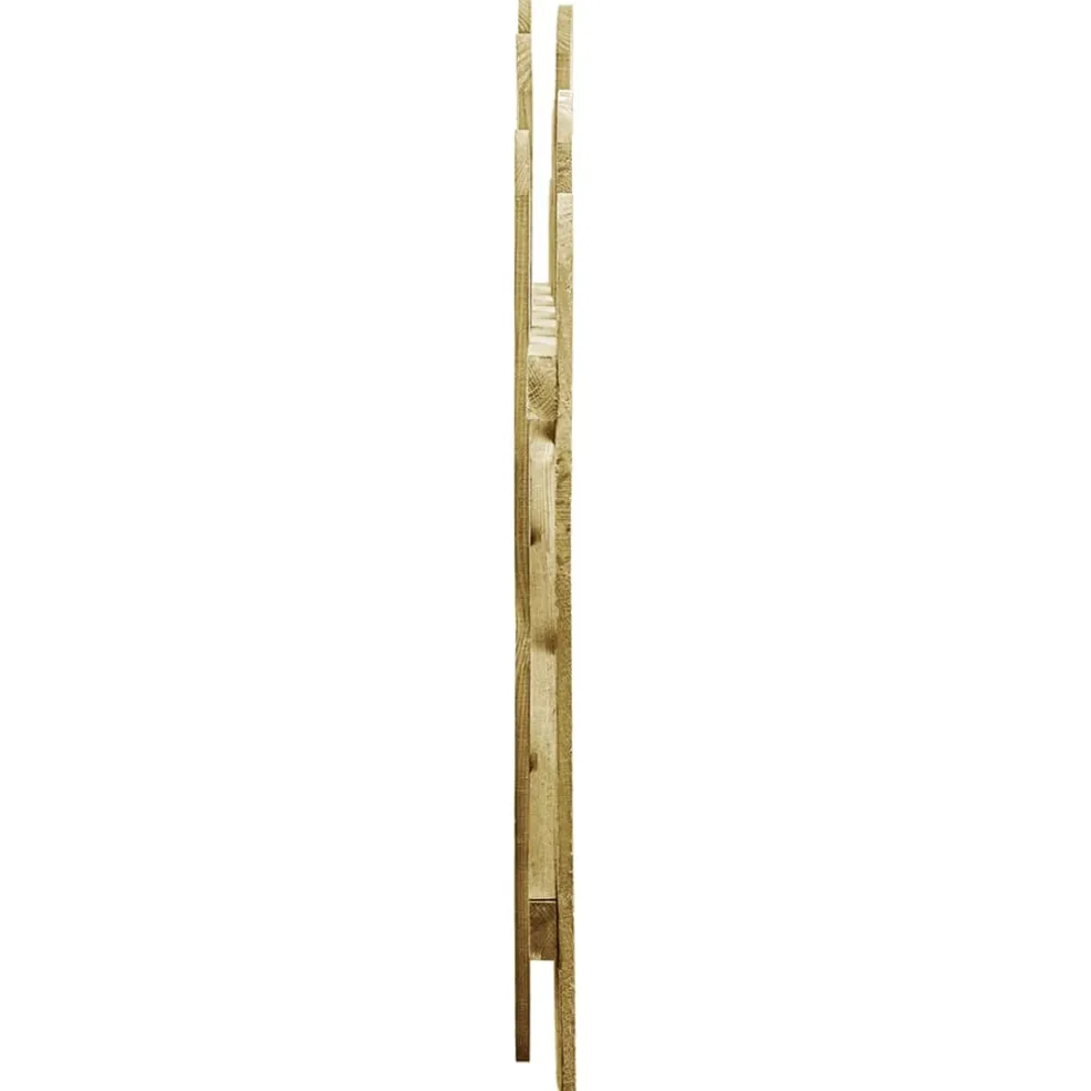 vidaXL Poort 100x75 cm groen geïmpregneerd grenenhout
