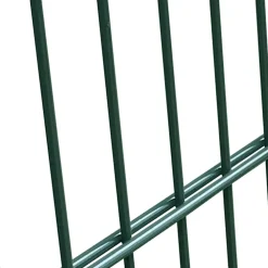 vidaXL Poort 100x100 cm staal groen