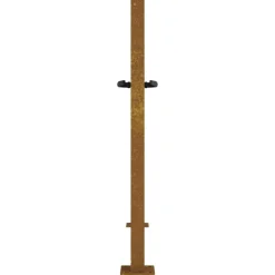 vidaXL Poort 100x75 cm vierkant cortenstaal