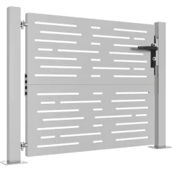 vidaXL Poort 100x75 cm vierkant cortenstaal
