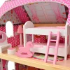 vidaXL Poppenhuis 3 verdiepingen 60x30x90 cm hout