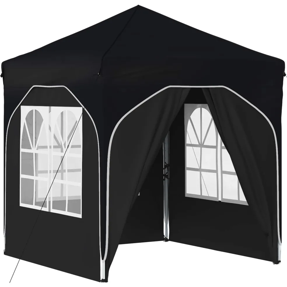 vidaXL Pop-up partytent 192 x 192 x 245 cm Antraciet