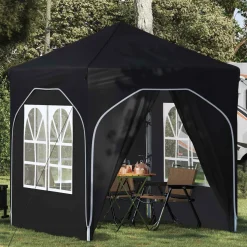 vidaXL Pop-up partytent 192 x 192 x 245 cm Antraciet