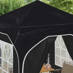 vidaXL Pop-up partytent 192 x 192 x 245 cm Antraciet