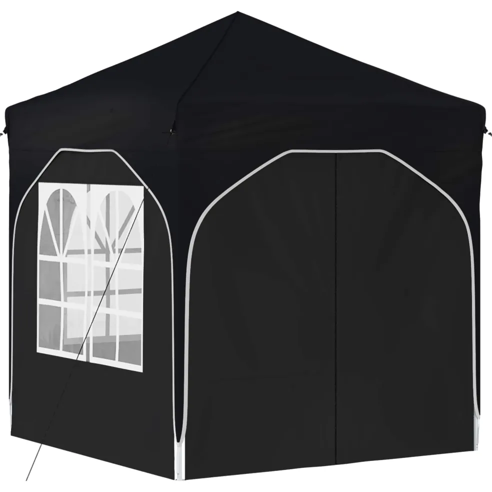 vidaXL Pop-up partytent 192 x 192 x 245 cm Antraciet