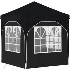 vidaXL Pop-up partytent 192 x 192 x 245 cm Antraciet