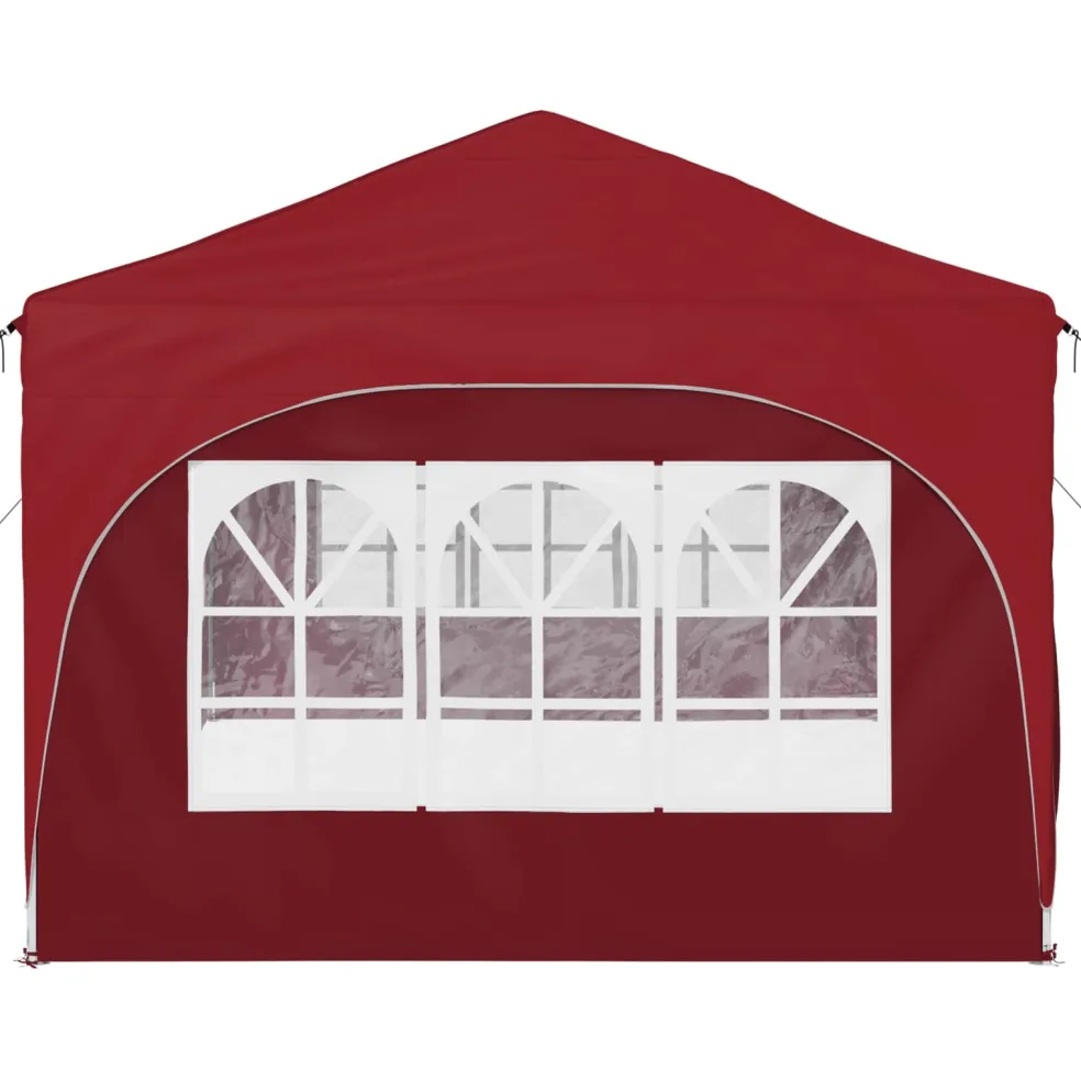 vidaXL Pop-up partytent 575 x 288 x 245 cm Bordeauxrood Oxford Stof