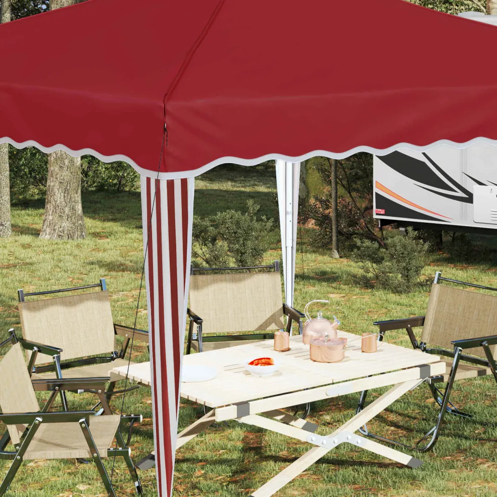 vidaXL Pop-up partytent 288 x 288 x 245 cm Bordeauxrood Oxford Stof