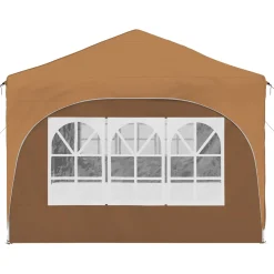 vidaXL Pop-up partytent 575 x 288 x 245 cm Beige Oxford Stof