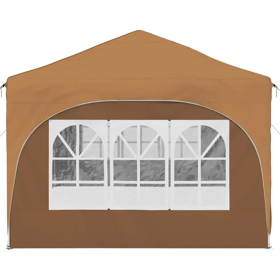 vidaXL Pop-up partytent 575 x 288 x 245 cm Beige Oxford Stof