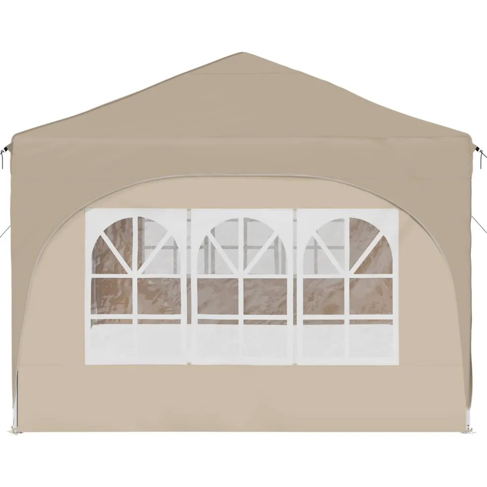 vidaXL Pop-up partytent 575 x 288 x 245 cm Crèmekleurig Oxford Stof