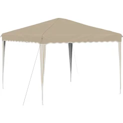 vidaXL Pop-up partytent 288 x 288 x 245 cm Crèmekleurig Oxford Stof